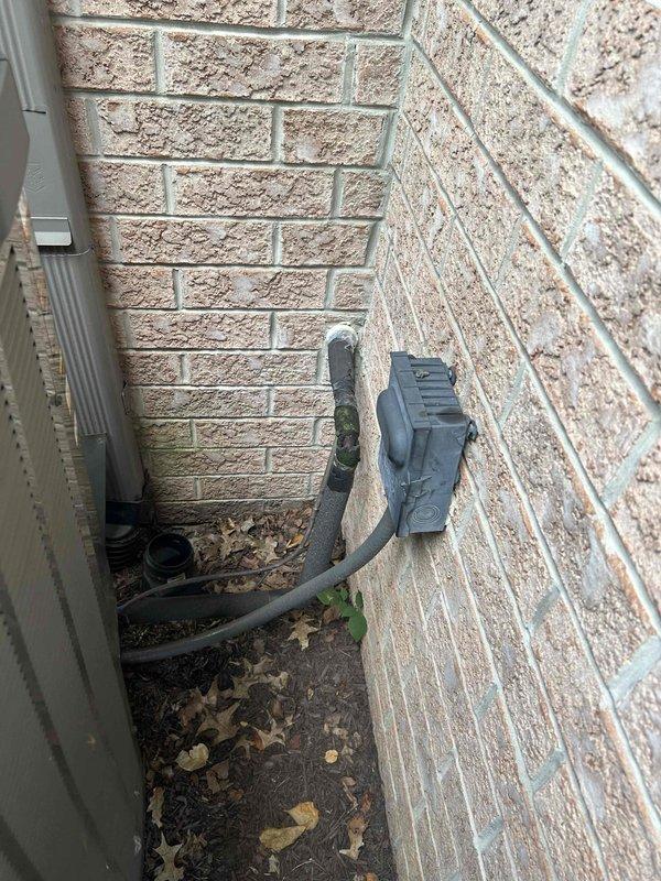 Responded to no cooling complaint and diagnosed air conditioning system with low refrigerant levels indicating possible leak in the system. Conducted comprehensive evaluation of HVAC equipment to provide replacement estimate, documenting existing unit condition and installation requirements. Generated detailed proposal for complete system replacement due to recurring refrigerant loss and previous repair history, including assessment of exterior condensing unit location and interior air handler accessibility.