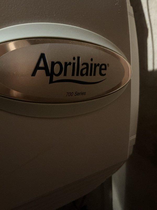 Performed routine tune-up on gas furnace with no reported issues, including combustion analysis that verified safe, efficient operation: CO 13 ppm, O2 12.02%, CO2 5.00%, net efficiency 89.3%, flue temperature 88.5°F, and 15°F delta T. Inspected the Aprilaire 700 Series whole-home humidifier and confirmed no visible damage or abnormalities. System left operating normally.