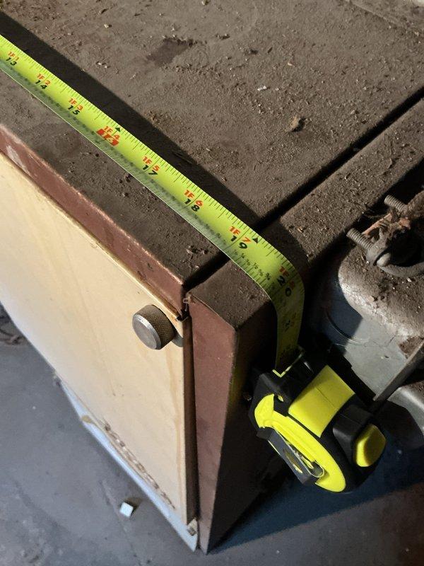 Performed on-site estimate for replacement of two furnaces, inspecting the existing units in the basement utility space and measuring cabinet and supply plenum dimensions to ensure proper equipment sizing and fit. Documented the heavy dust accumulation, corrosion on the cabinets and hardware, and the condition of the existing ductwork connections to support the replacement quote.