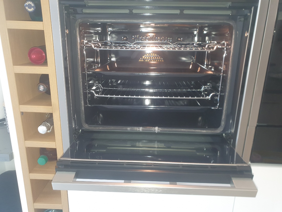 cleaning a single oven and combi oven and large extractor OvenGleamers Cambridge West 