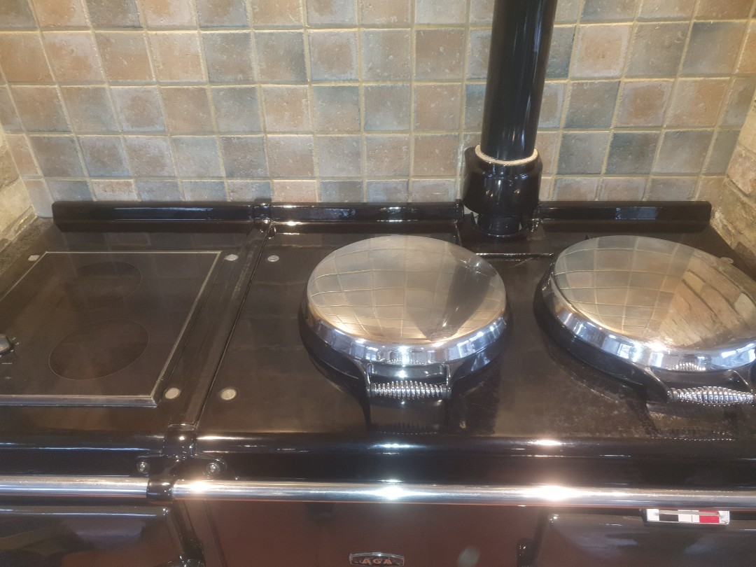 cleaning a 4 oven Aga OvenGleamers Cambridge West 