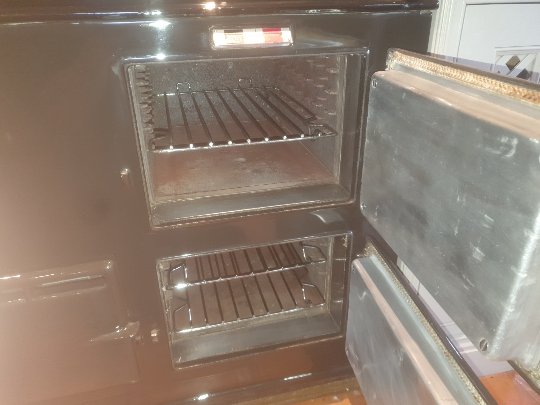 cleaning a 4 oven Aga OvenGleamers Cambridge West 