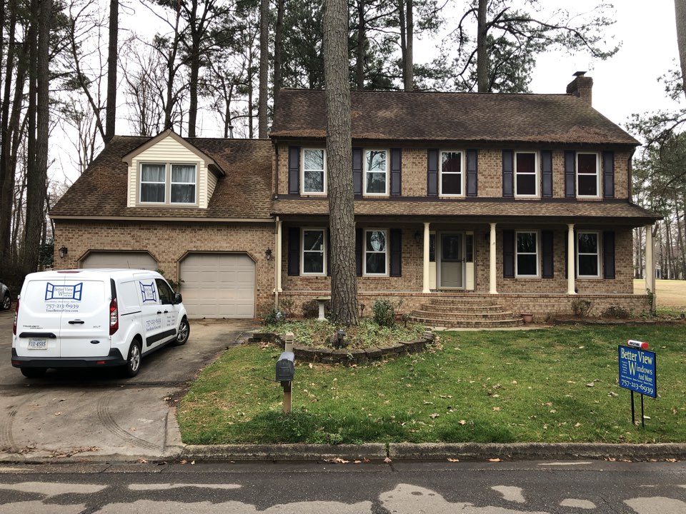 Chesapeake, VA - Better View install of premium energy efficient vinyl windows and pvc wrap in Cheseapeake by the Golf Club. Better View can take care of home improvement needs just call (757) 689-6210. Chesapeake, VA - Better View install of premium energy efficient vinyl windows and pvc wrap in Cheseapeake by the Golf Club. Better View can take care of home improvement needs just call (757) 689-6210.