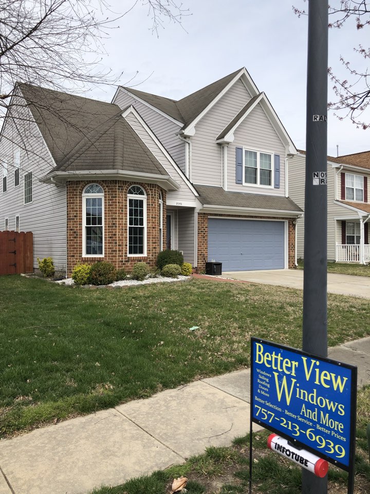 Virginia Beach, VA - Better View install of Sunrise Premium Energy Efficient Windows in Buckner Farms. Better View is you Class “A” builder and exterior remodeling company in Hampton Roads. Just call (757) 689-6210 for your free in home quote. Virginia Beach, VA - Better View install of Sunrise Premium Energy Efficient Windows in Buckner Farms. Better View is you Class “A” builder and exterior remodeling company in Hampton Roads. Just call (757) 689-6210 for your free in home quote.