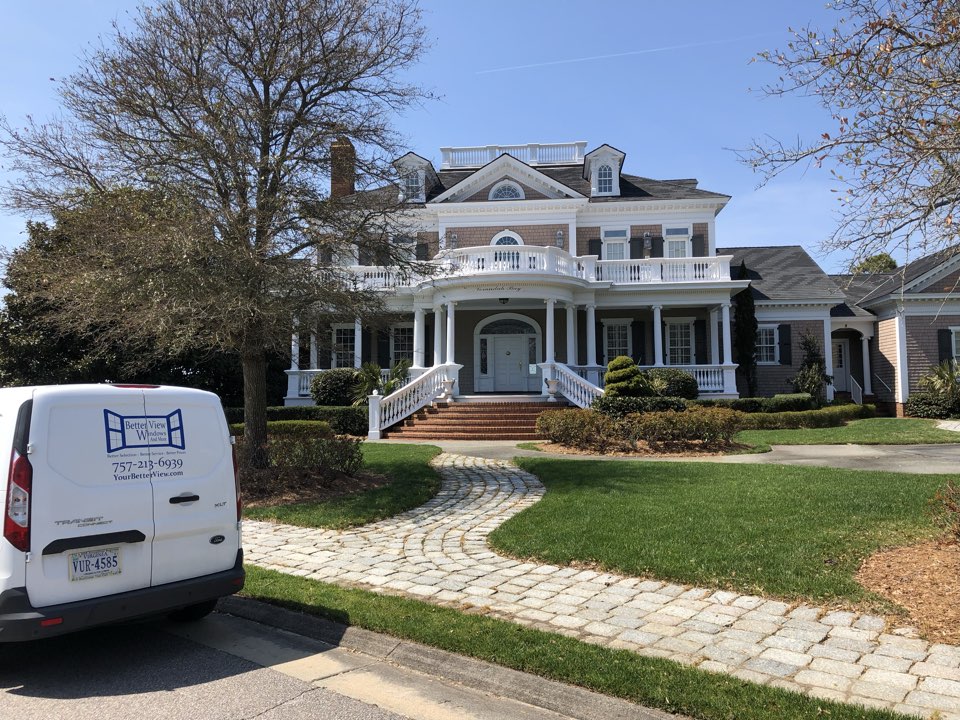 Cape Charles, VA - Better View install of premium energy efficient Sunrise windows with colonial contoured grids and matching PVC trim wrap in Cape Charles by Bay Creek Golf Club. If you have a forever home and are in need of efficient upgrades or repairs just call us at (757) 689-6210. Cape Charles, VA - Better View install of premium energy efficient Sunrise windows with colonial contoured grids and matching PVC trim wrap in Cape Charles by Bay Creek Golf Club. If you have a forever home and are in need of efficient upgrades or repairs just call us at (757) 689-6210.