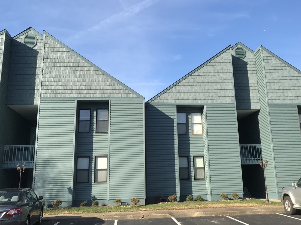 Virginia Beach, VA - Replaced whole condominium complex, 6 buildings, of Mastic siding in Virginia Beach, VA. Also did a couple dozen bronze windows and doors. Virginia Beach, VA - Replaced whole condominium complex, 6 buildings, of Mastic siding in Virginia Beach, VA. Also did a couple dozen bronze windows and doors.