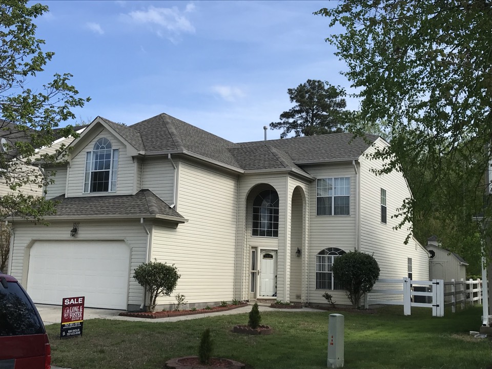 Virginia Beach, VA - Installed a new GAF Timberline HD roof in Buckner Farms, Virginia Beach. Virginia Beach, VA - Installed a new GAF Timberline HD roof in Buckner Farms, Virginia Beach.