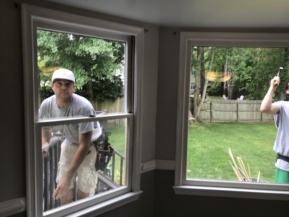 Virginia Beach, VA - Installing 20 windows, trim wrap on the eaves, and gutters in Haygood. Virginia Beach, VA - Installing 20 windows, trim wrap on the eaves, and gutters in Haygood.