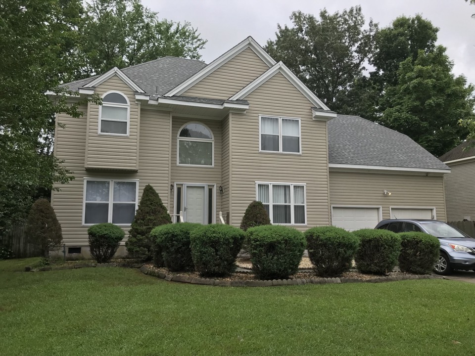 Virginia Beach, VA - Better View’s “more” work on a new architectural shingle roof by Lake Christopher in Virginia Beach. If you need windows, doors or roof just give Batter View a call we are your one stop shop. (757) 689-6210 is our main number that is answered 24/7. Virginia Beach, VA - Better View’s “more” work on a new architectural shingle roof by Lake Christopher in Virginia Beach. If you need windows, doors or roof just give Batter View a call we are your one stop shop. (757) 689-6210 is our main number that is answered 24/7.