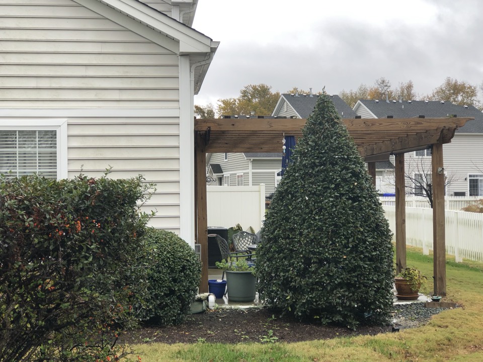 Suffolk, VA - Better View install of a Pergola in Bennett’s Creek area of Suffolk. If you need a special job done including stone work or a flat metal roof we can help. Just call us at (757) 689-6210 to see what Better View can do for you. Suffolk, VA - Better View install of a Pergola in Bennett’s Creek area of Suffolk. If you need a special job done including stone work or a flat metal roof we can help. Just call us at (757) 689-6210 to see what Better View can do for you.