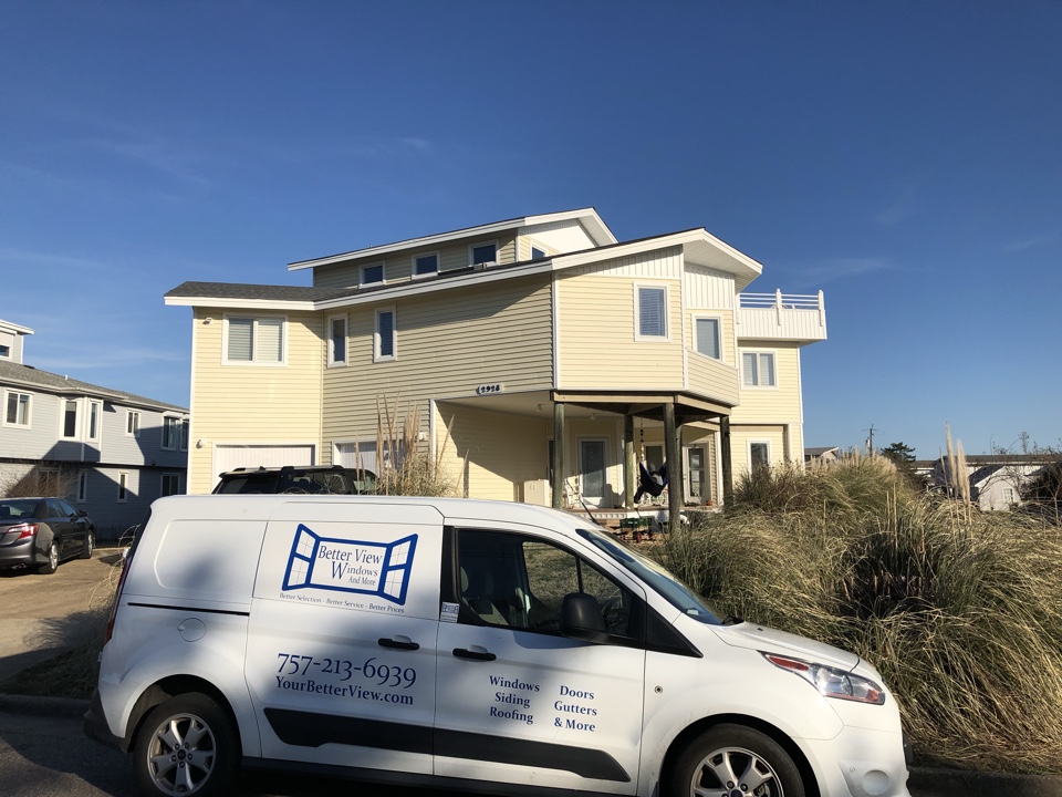 Virginia Beach, VA - Better View install of windows, doors and partial roof in Sandbridge. Better View is your exterior remodeling expert and someone your can trust with your home. Just call (757) 689-6210. Virginia Beach, VA - Better View install of windows, doors and partial roof in Sandbridge. Better View is your exterior remodeling expert and someone your can trust with your home. Just call (757) 689-6210.