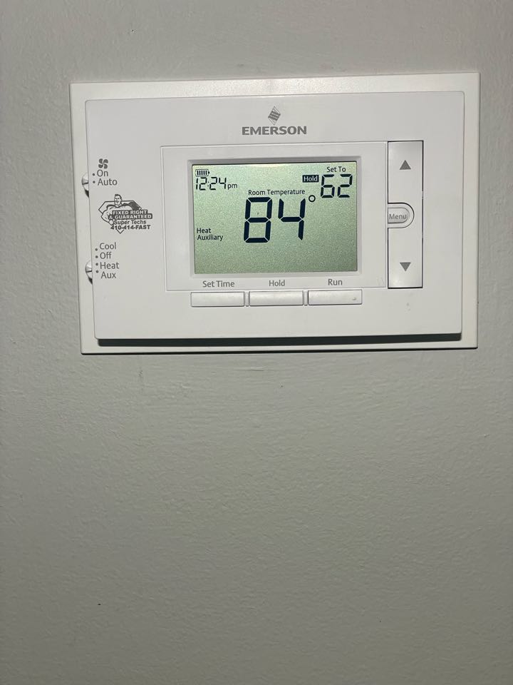 Shady Side, MD - Replacing a bad thermostat on an Amana /Goodman system in Shady Side Shady Side, MD - Replacing a bad thermostat on an Amana /Goodman system in Shady Side
