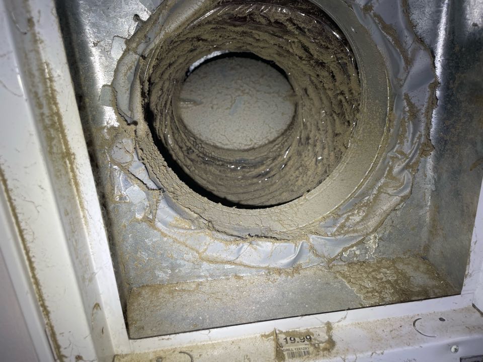 Owings, MD - Observing dust buildup inside of a return duct that should be cleaned in order to reduce allergens and potential respiratory problems on a Trane system in Owings Owings, MD - Observing dust buildup inside of a return duct that should be cleaned in order to reduce allergens and potential respiratory problems on a Trane system in Owings