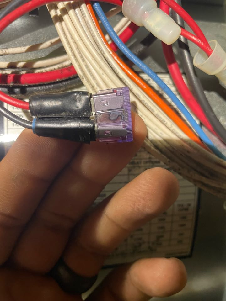 Owings, MD - Replacing a blown 3 amp low voltage fuse designed to protect a system from electrical damage or failure. Owings, MD - Replacing a blown 3 amp low voltage fuse designed to protect a system from electrical damage or failure.