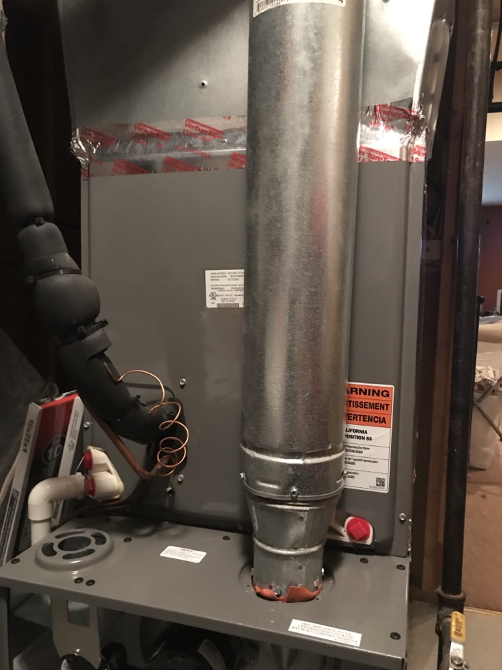 Rheem furnace heat start up in Alexandria, Va.