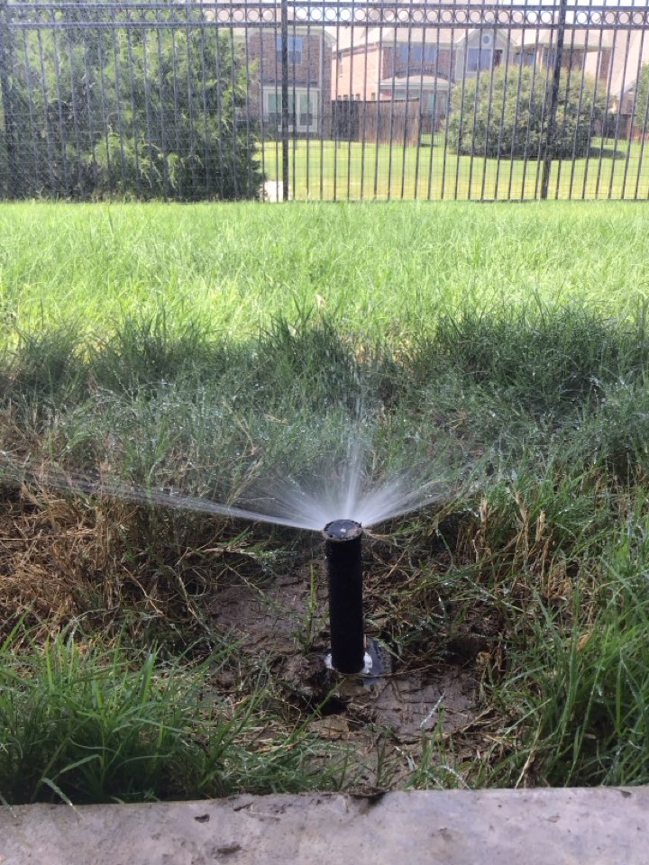 The Colony, TX - Adjusting a rain bird spray head with a 15’ undercut nozzle by rain bird The Colony, TX - Adjusting a rain bird spray head with a 15’ undercut nozzle by rain bird