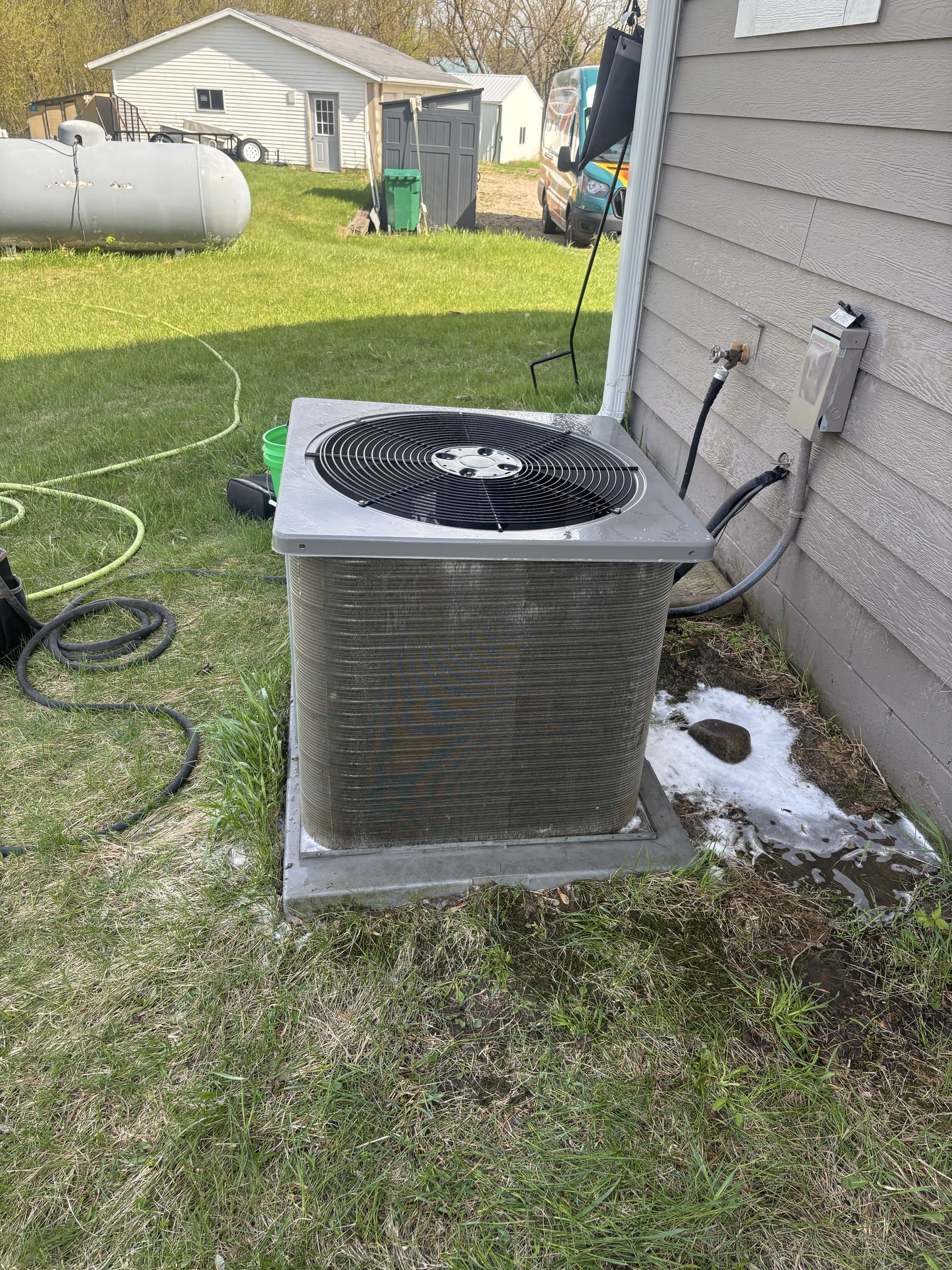 Cooling call. Performed ac tune up.