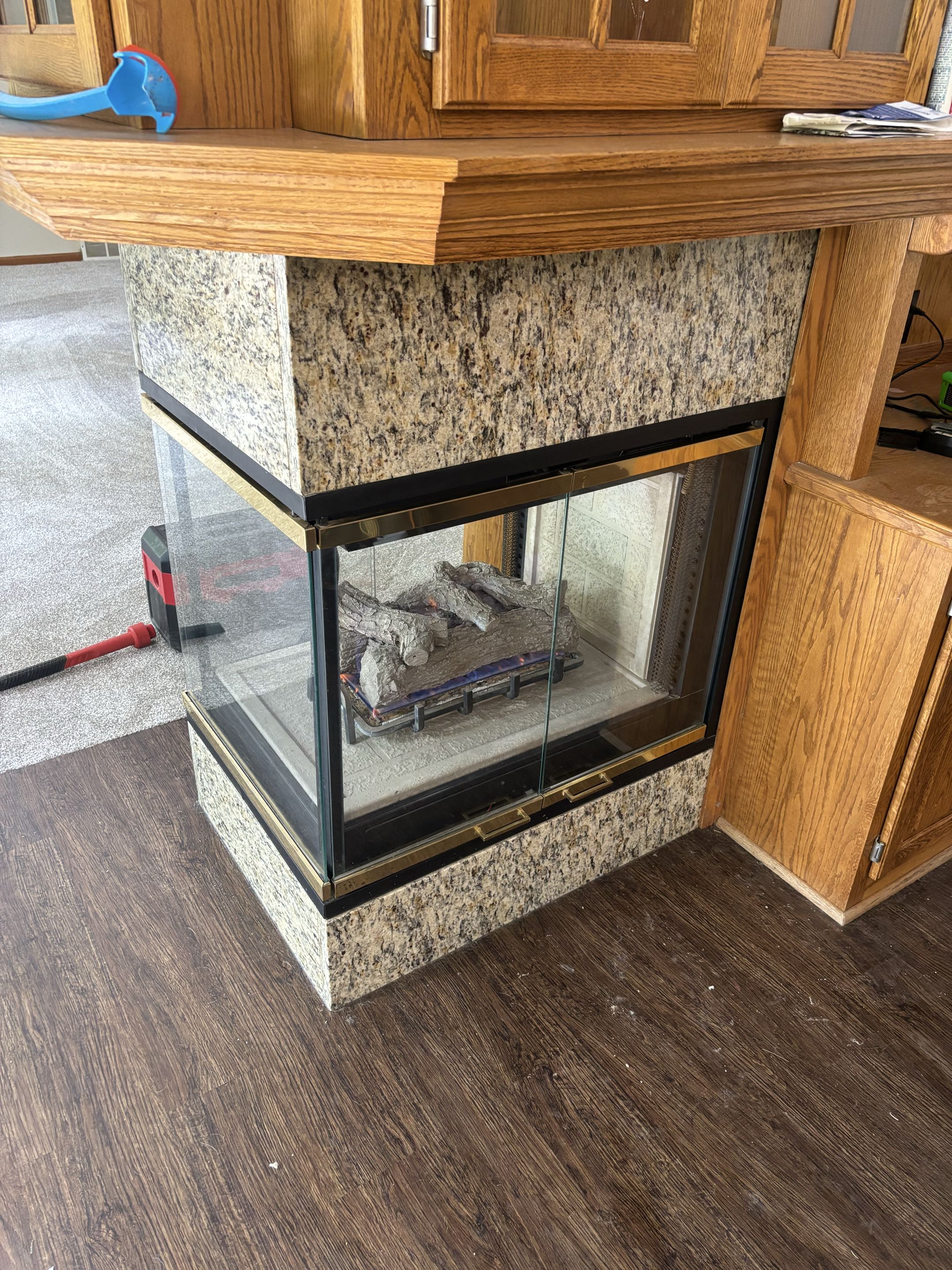Heating call. Performed fireplace tune up. 