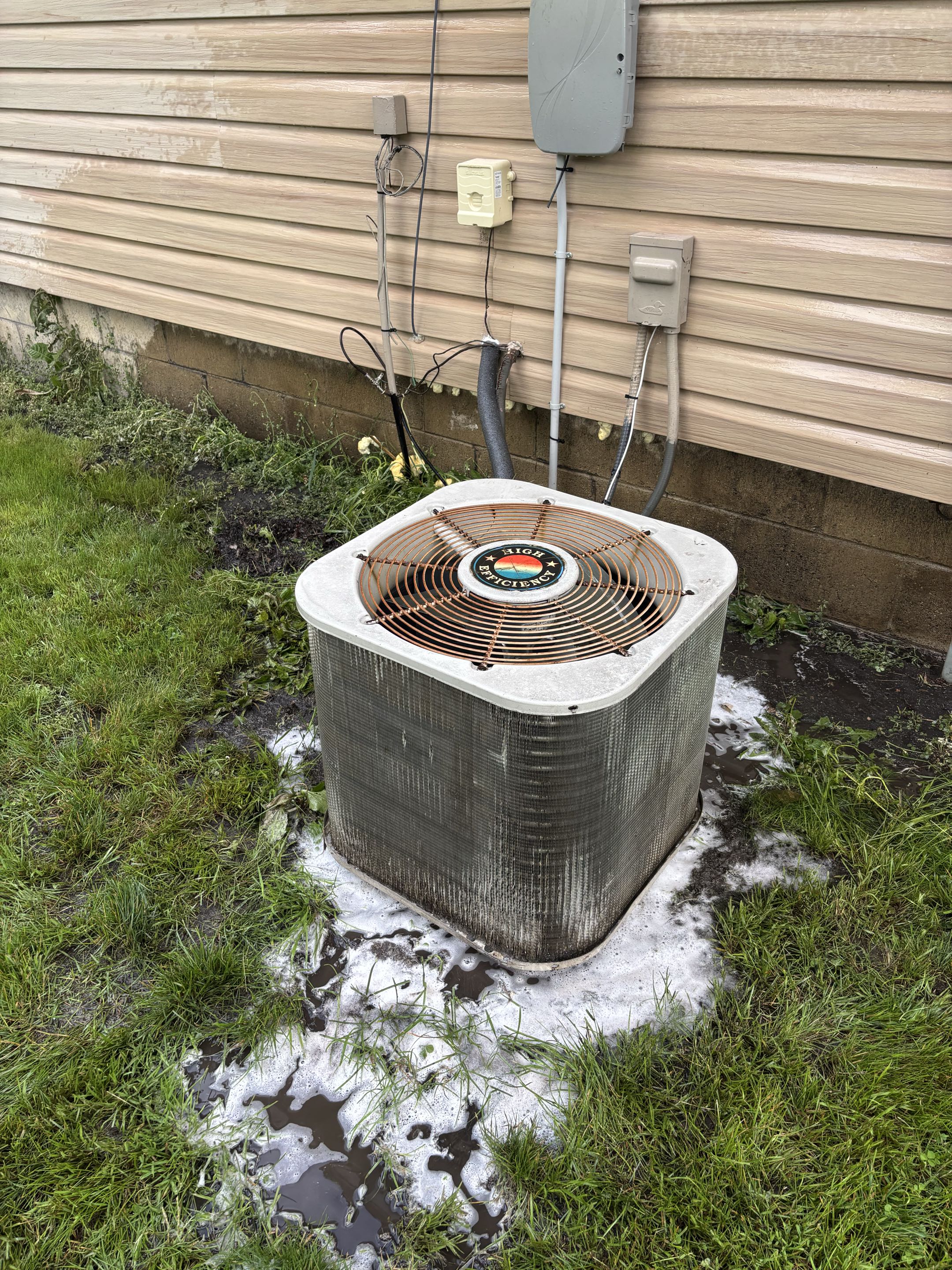 Cooling call. Performed ac service. 