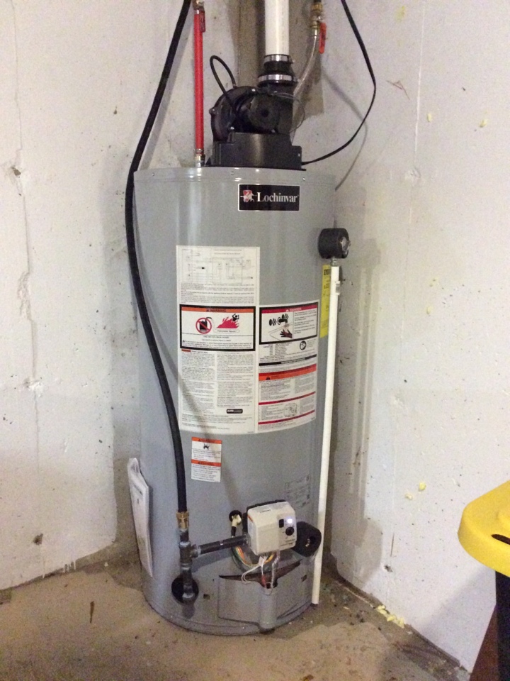 Relocate water heater, water heater installation, power vent water heater,  water piping, pex piping