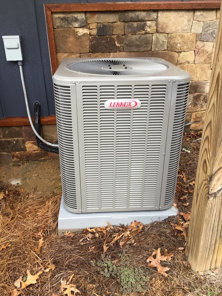 Maintenance on Lennox duel fuel heat pump system 