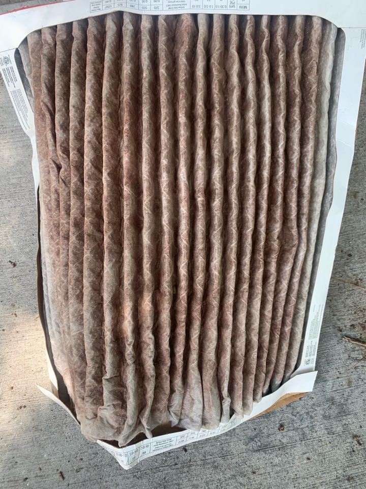Replaced clogged filter and cleaned indoor clogged drain
