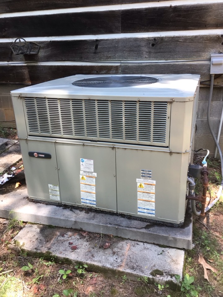 Trane package system no cool 