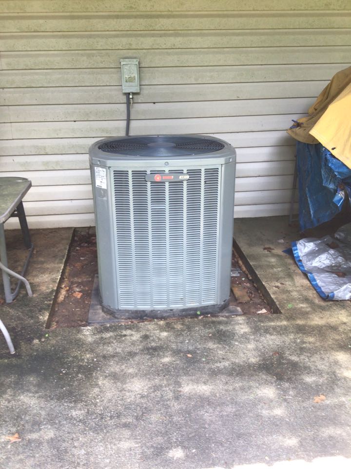 Trane heatpump part install 