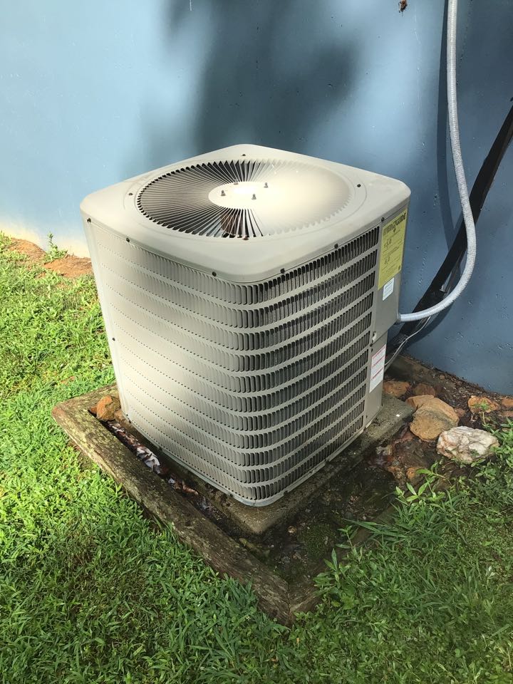 Gooodman heatpump water leak