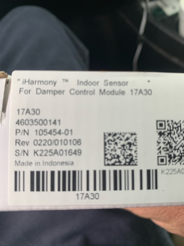 IHarmony zone control diagnostic and repair 