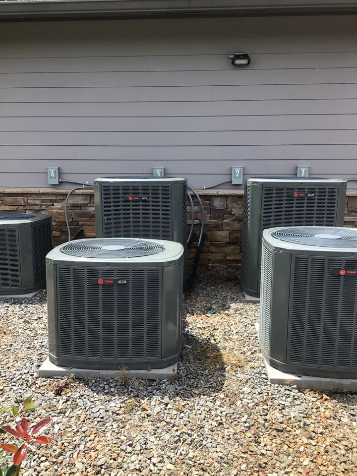 Trane heatpump water leak.