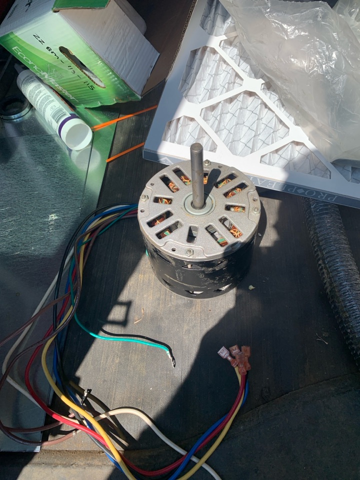 Furnace motor repair on Goodman furnace