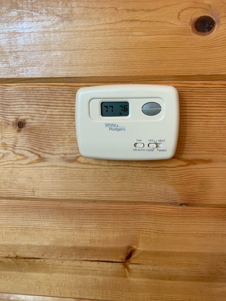 Wiring repair on thermostat 