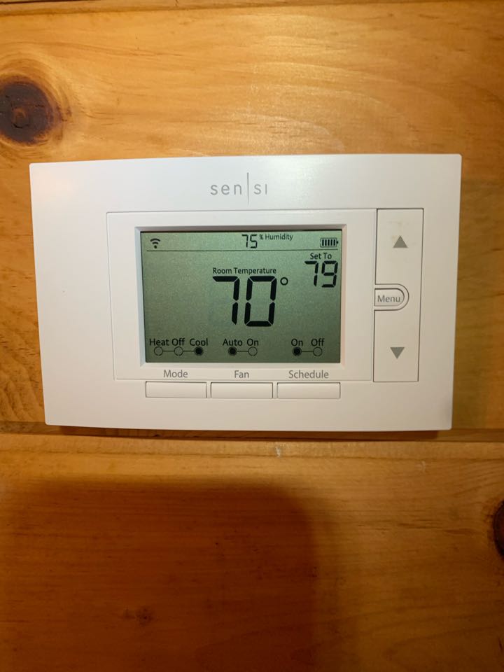 Explain the function of the Sensi Wi-Fi thermostat to owner. 