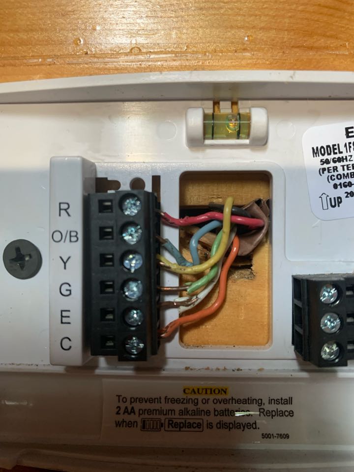 Replace thermostat with a Wi-Fi thermostat 