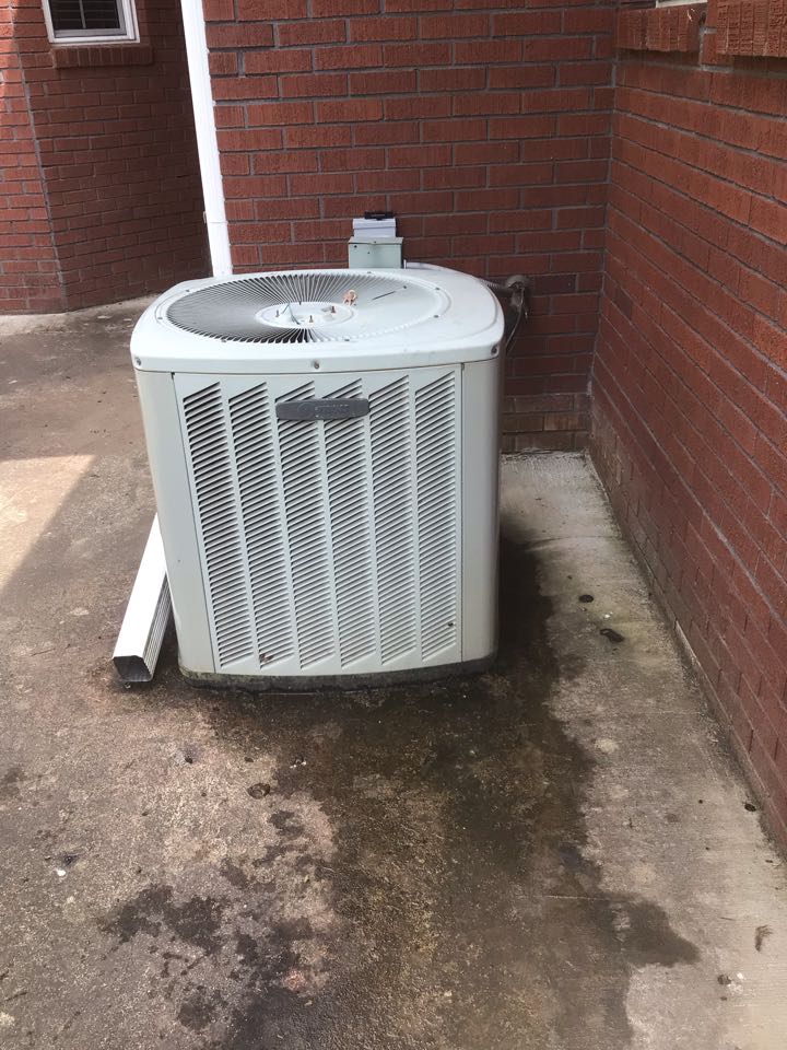 Tran gas furnace maintenance and filter change 
