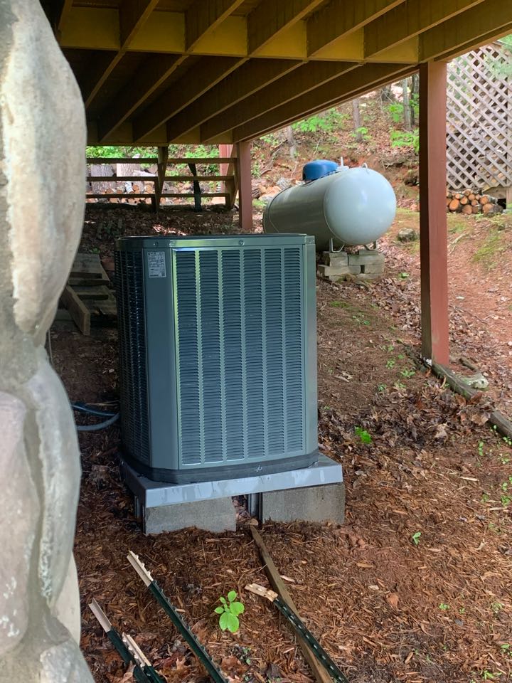 Heating maintenance on Trane equipment 