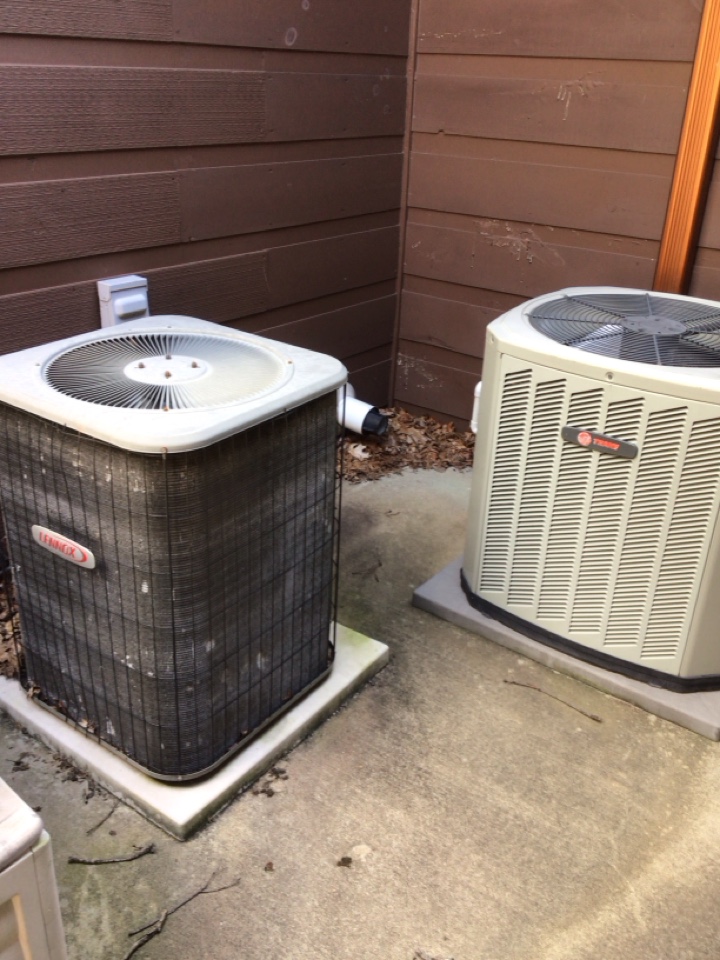 Lennox and Trane duel fuel systems maintenance and filter change 