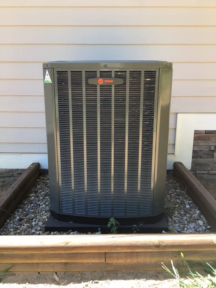 Trane duel fuel heatpump maintenance and filter change 