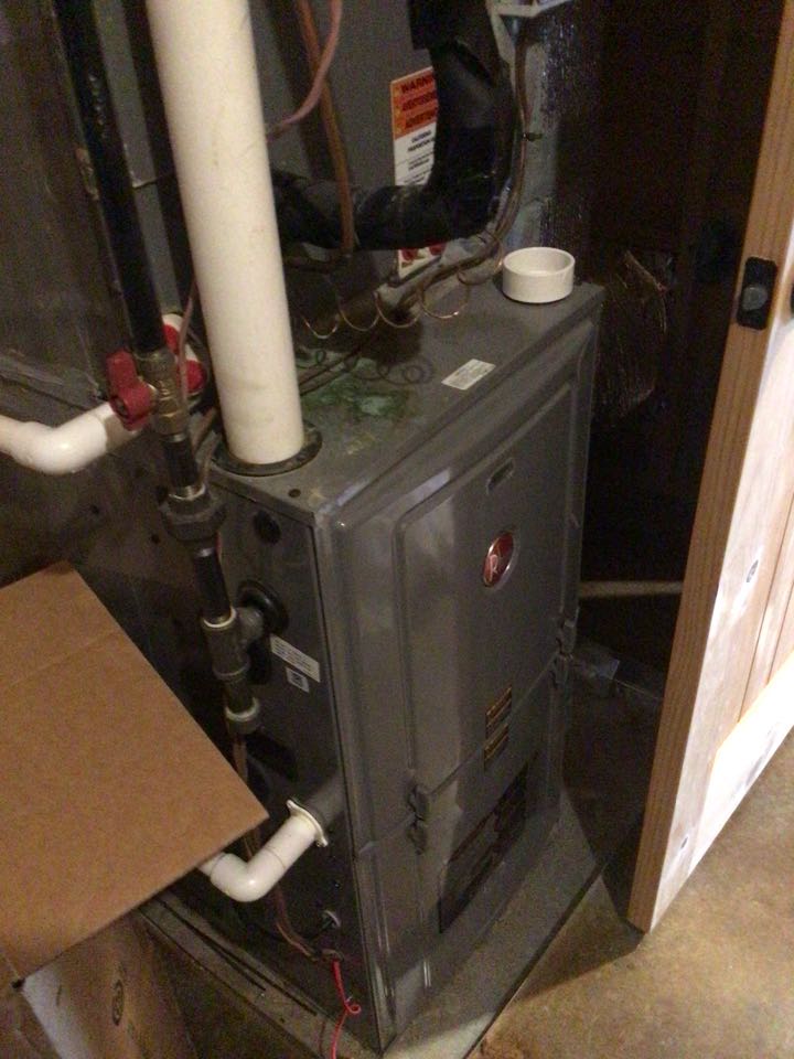 Rheem gas furnace no heat