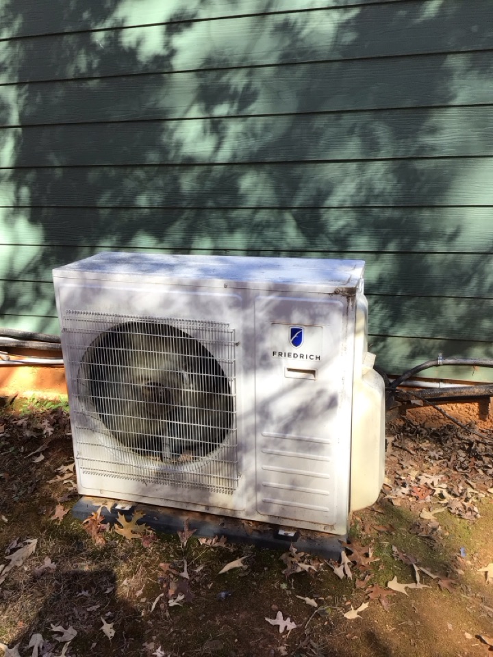 Fried rich mini split no heat