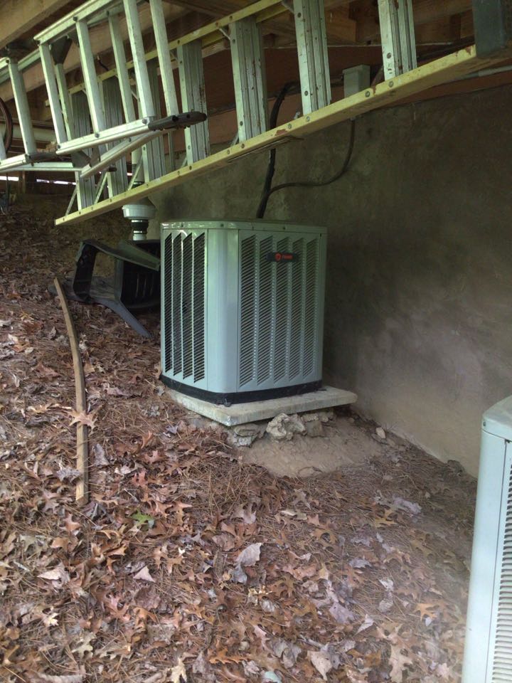 Trane heatpump no heat