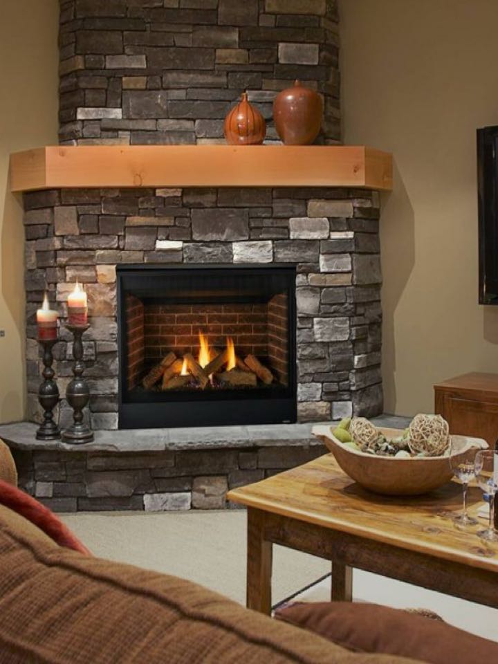 Maintenance on gas logs 