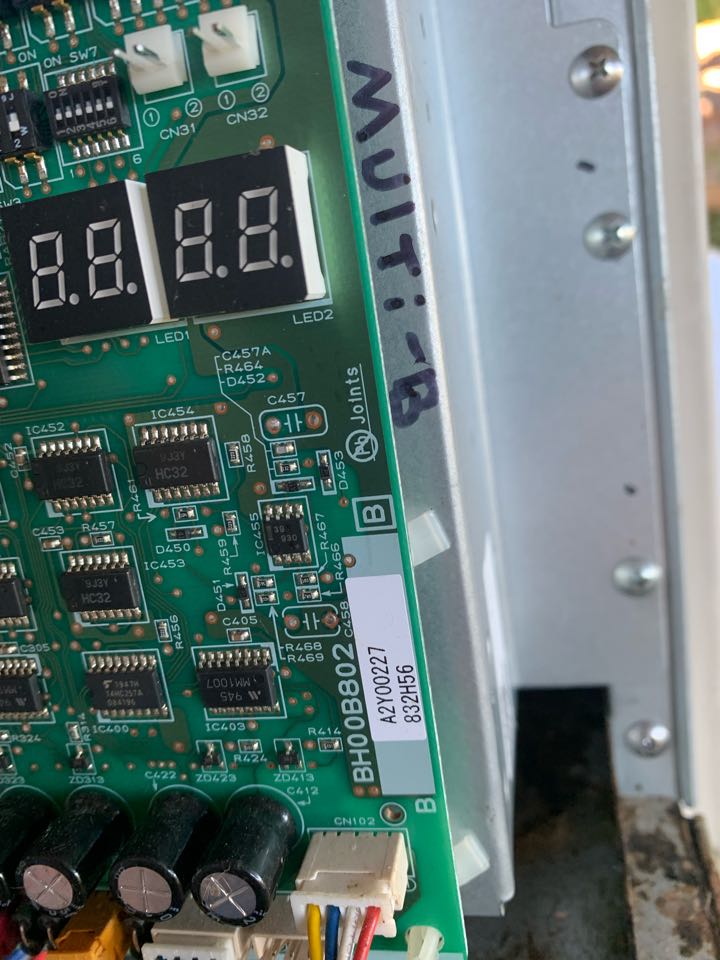 Control board replacement 