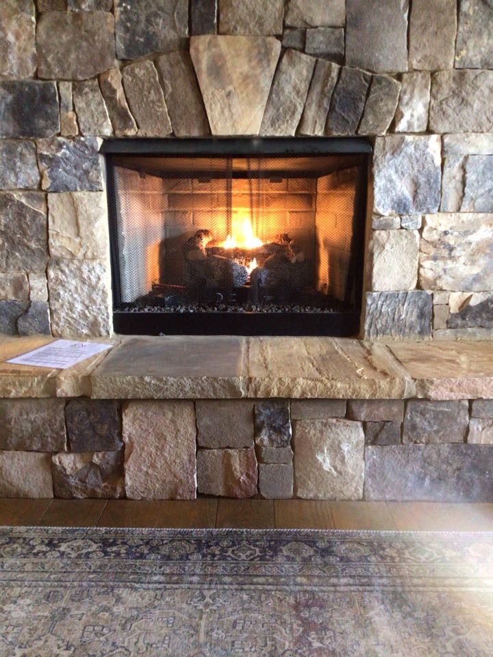 Maintenance on fireplace 