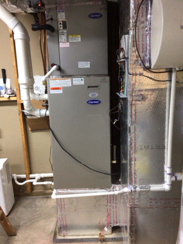 Carrier duel fuel system not heating properly 