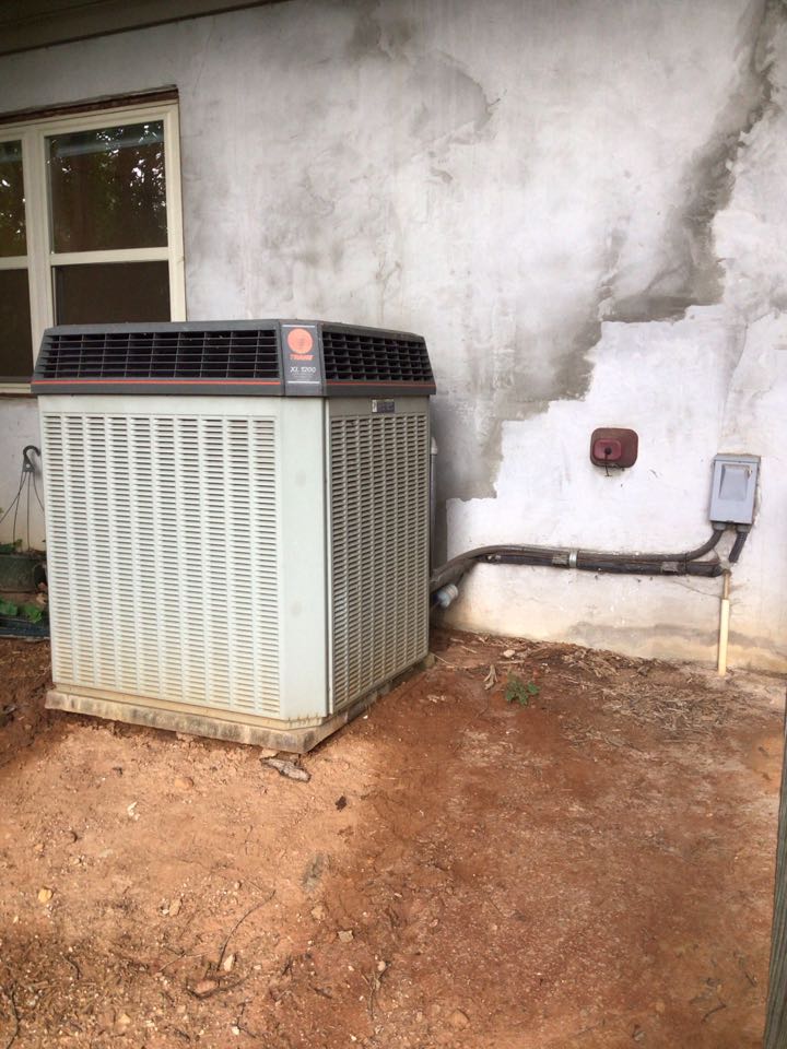 Trane heatpump maintenance and filter change