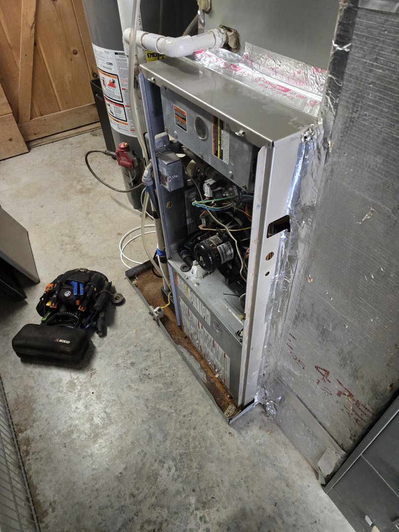 Heating maintenance to duel fuel system