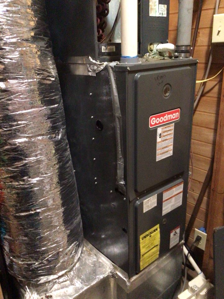 Goodman duel fuel heatpump maintenance and filter change 