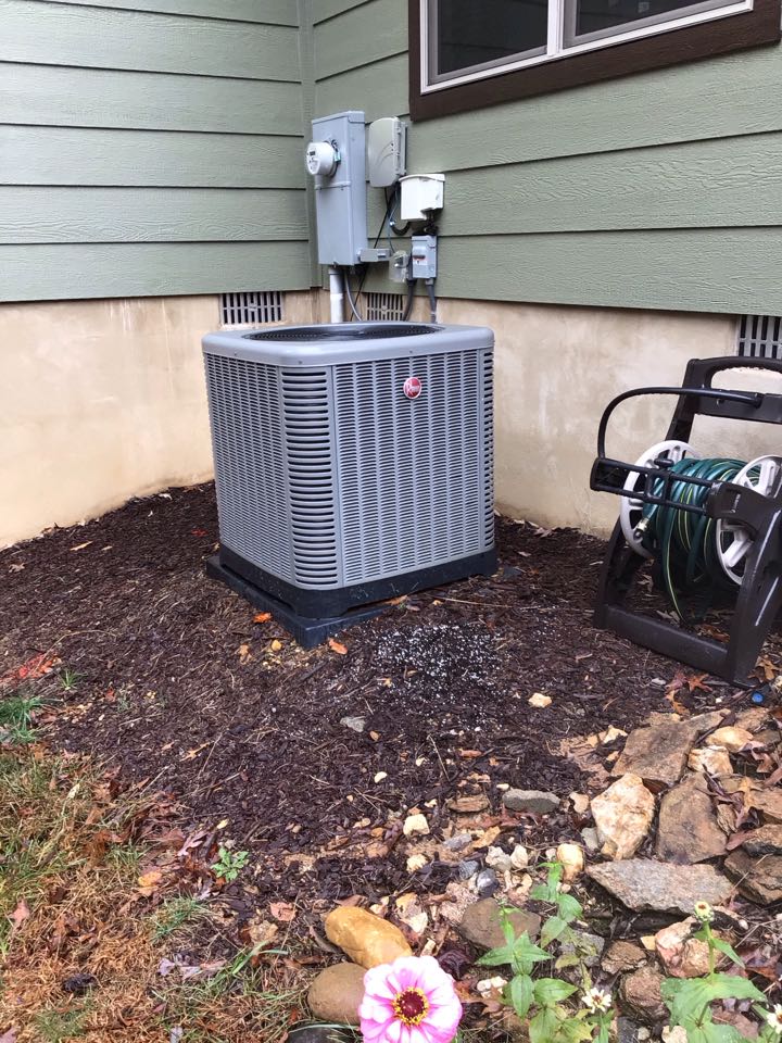 Replaced defrost board on Rheem heatpump 